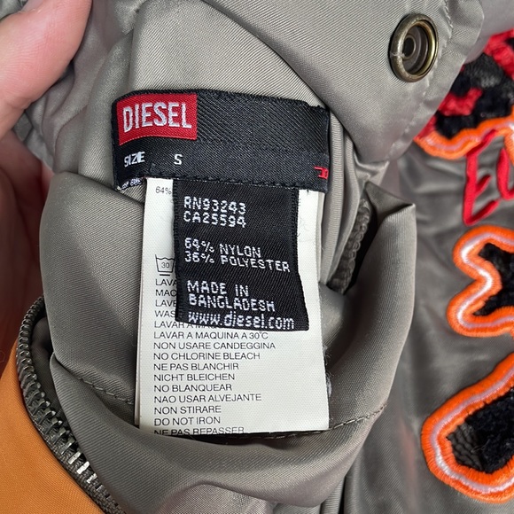 Diesel Reversible Bomber Jacket - Picture 12 of 13
